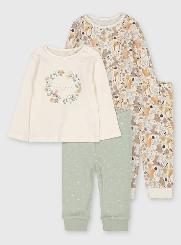 Woodland Pyjamas 2 Pack - 18-24 months